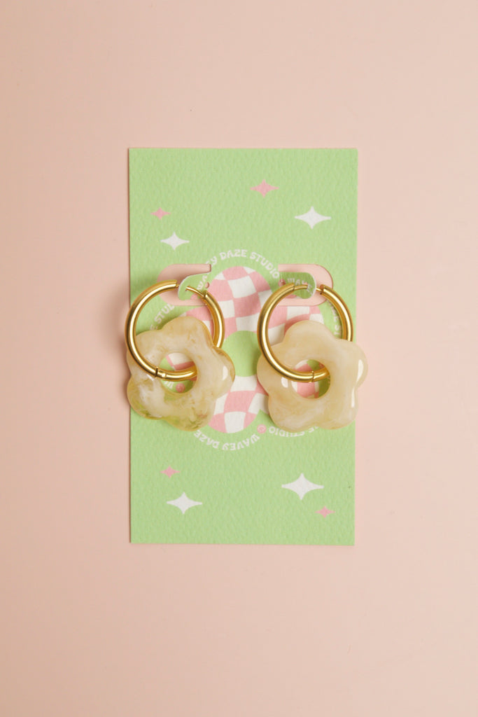 The Radiant Daisy Hoops